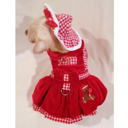 Platinum Puppy Couture（プラチナ パピー クチュール）Gingerbread Girl Dog Harness ジンジャーブレッド ガール ハーネス ドレス