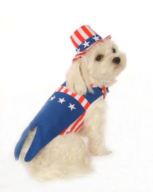 Doggie Design（ドギーデザイン）Uncle Sam Costume with Hat アンクル サム コスチューム セット