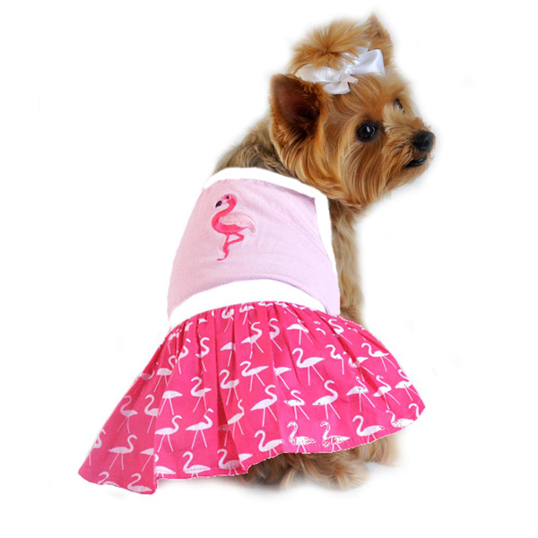 Doggie Design（ドギーデザイン）Flamingo Tank Dog Dress フラミンゴ タンク ドレス
