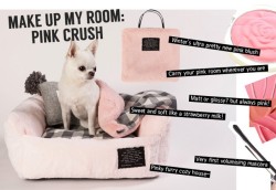 【送料無料】Louisdog（ルイドッグ）犬用ベッド Furry Boom Pink Nouveau Petit ファーリー ブーム ピンク ヌーヴォー プチサイズ