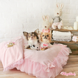 Wooflink（ウーフリンク）犬用ベッド TEDDY & ME BED PINK テディ アンド ミー ベッド ピンク