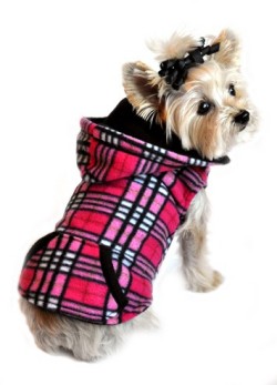Doggie Design（ドギーデザイン）Raspberry Pink Plaid Reversible Vest ラズベリー ピンク プレイド リバーシブル ベスト
