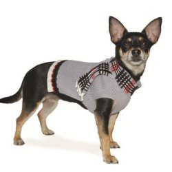 DOGO(ドゴ）Foxy Scarf Sweater Gray フォクシー スカーフ セーター グレーカラー