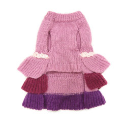 DOGO（ドゴ）Sequin Sweater Dress Purple シークイン セーター ドレス パープル