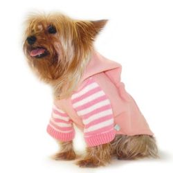 DOGO（ドゴ）PP Stripe Hoody Sweatshirt Pink ストライプ フーディ スウェットシャツ