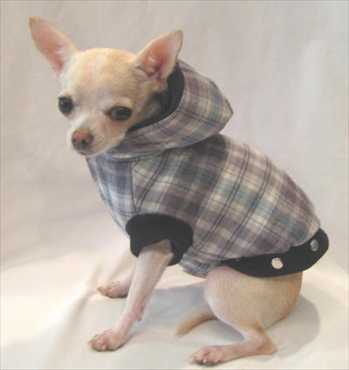 Platinum Puppy Couture（プラチナ パピー クチュール）Snuggle Flannel Studded Dog Coat スナッグル フランネル スタッド コート