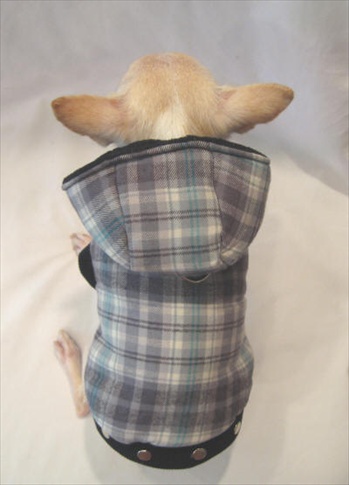 Platinum Puppy Couture（プラチナ パピー クチュール）Snuggle Flannel Studded Dog Coat スナッグル フランネル スタッド コート