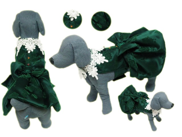 Emma Rose Design（エマローズデザイン）Holiday Memories Formal Dog Dress ホリデイ メモリーズ ドレス