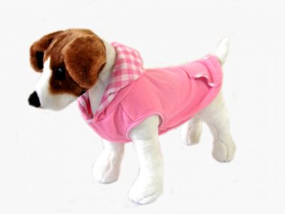 Doggie Design（ドギーデザイン）Pink Fleece Hoodie ピンク フリース フード