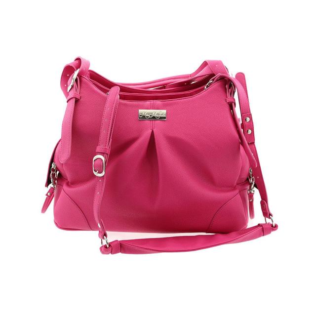 Doggie Design（ドギーデザイン）Pink Yarrow Mia Michele Dog Carry Bag ピンク ヤロー フェイク ペブル レザー キャリーバッグ