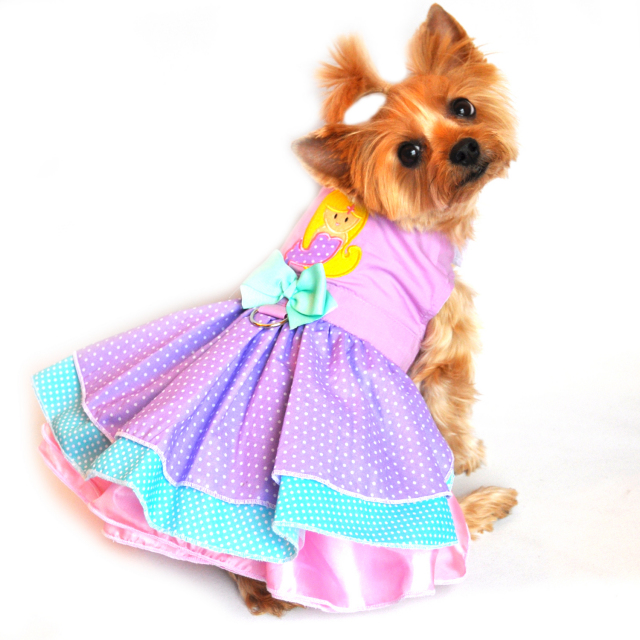 Doggie Design（ドギーデザイン）Polka Dot Mermaid Dog Dress ポルカドット マーメイド ドレス