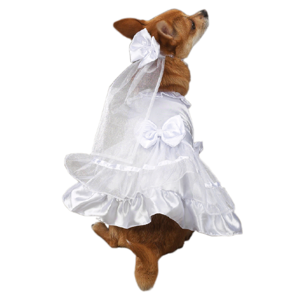 Yappily Ever After Dog Wedding Gown