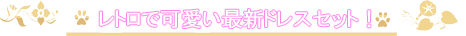プラチナによる最新ドレスセットをご紹介!