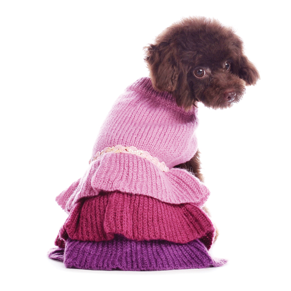 DOGO（ドゴ）Sequin Sweater Dress Purple シークイン セーター ドレス パープル